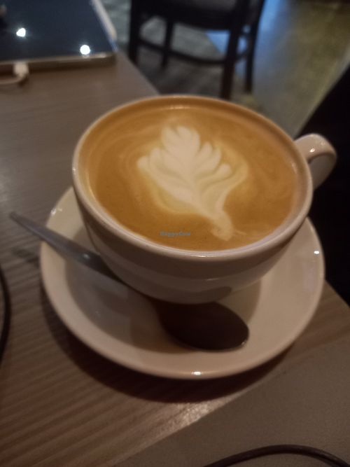 Coconut latte at Henry's Coffee House in Dundee