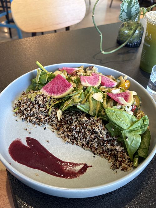 Mediterranean bowl  at OLA Juice Bar in Colorado Springs
