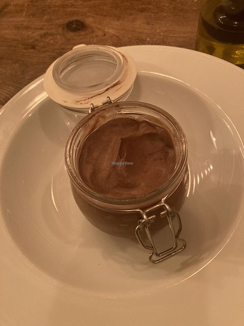 Vegan mousse   at Flame Factory in Appledore