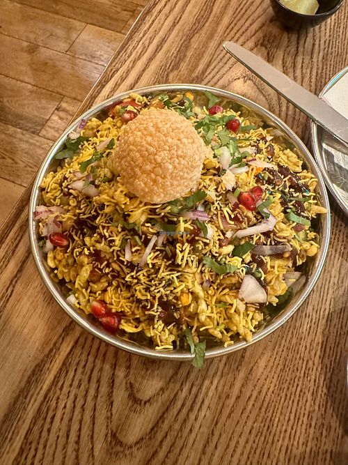 Bhel puri  at Chit ‘n' Chaat  in Cheadle