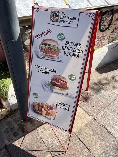 Vegan options   at Ten O'Clock in Tenerife