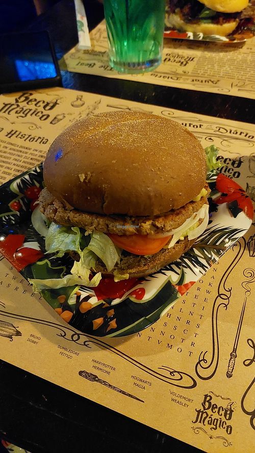 Burger da Vovo Juju at Beco Mágico in Joao Pessoa