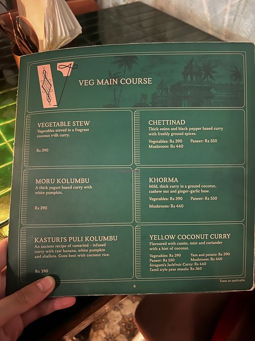   at The Tanjore Tiffin Room - Bandra in Mumbai