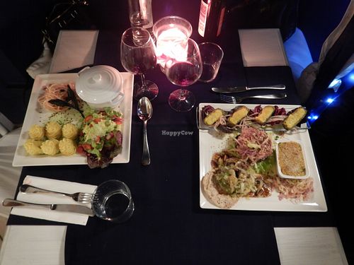 (left) Capricorn meal 
(Right) Gemini meal  at Il Bio dei Medici in Florence