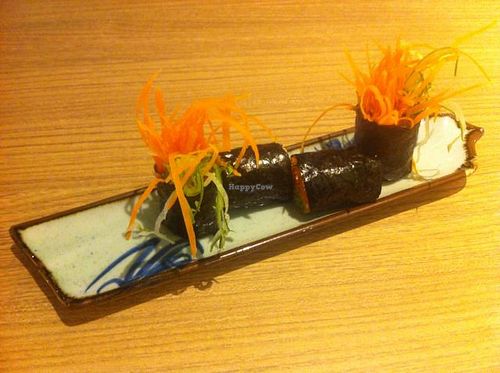 carrot sushi rolls at Simple Life - Jalan Sultan Ismail in Kuala Lumpur