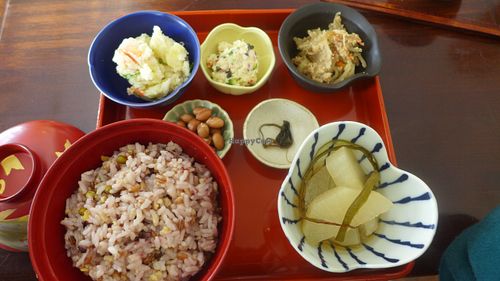 lunch set at Salloga in Sapporo