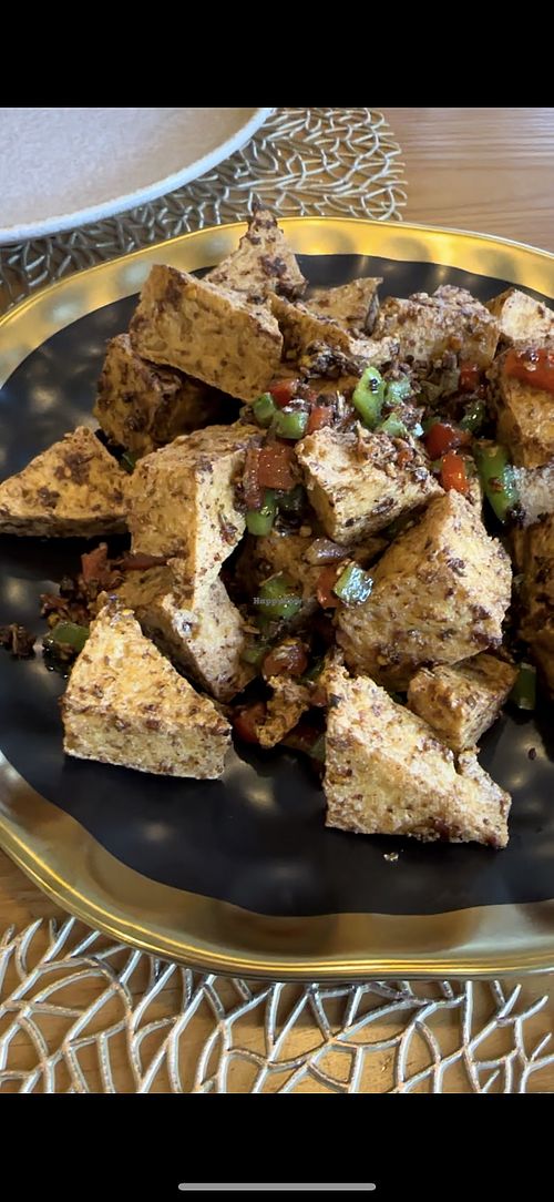 Salt & Pepper Tofu- sooo goodd  at KIM KEY in Nanaimo