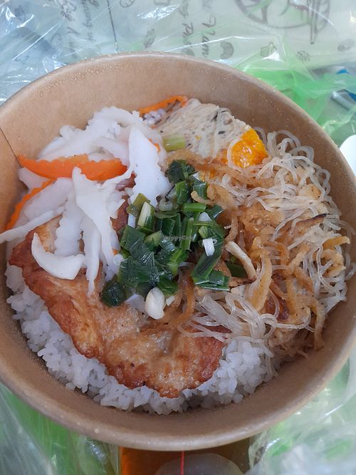 Vegan com tam at An Lạc in Ho Chi Minh City