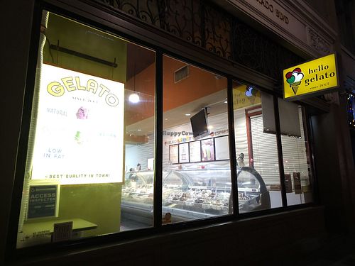 Storefront at Hello Gelato in Pasadena