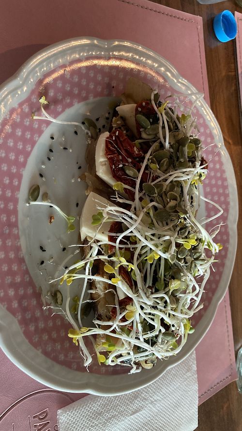 Vegan toastt  at EZE - La Panera Rosa  in Buenos Aires