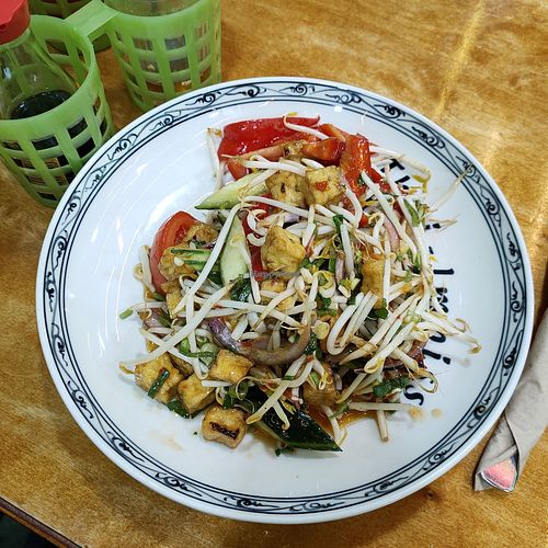 13 yam nueah (but with tofu instead of beef) at Thai Imbiss in Cologne