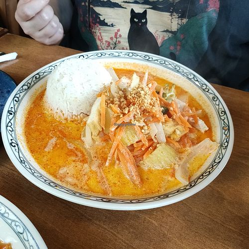 Massaman curry with tofu at Thai Imbiss in Cologne