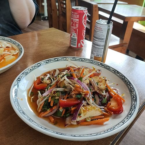 13: Yam Nuah, but veganised with tofu (too sweet/too much sauce) at Thai Imbiss in Cologne