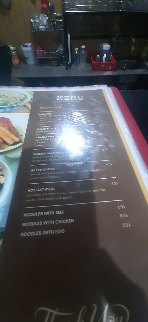 Hot oat meal at Xin Chào Restaurant in Hoi An