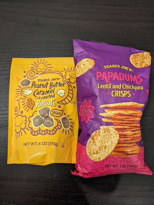 Some snacks I bought at this location at Trader Joe's in Buffalo