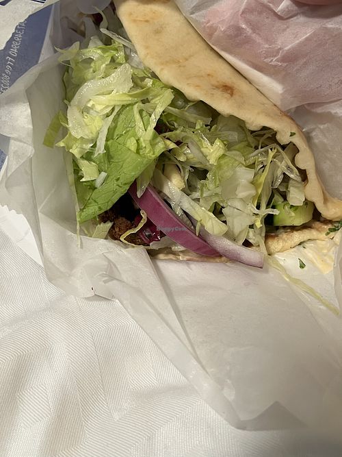 Falafel sandwich   at Gyro SABABA in Seattle