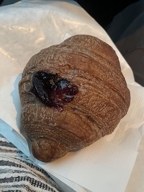 Croissant with jam  at La Vie in Tricesimo