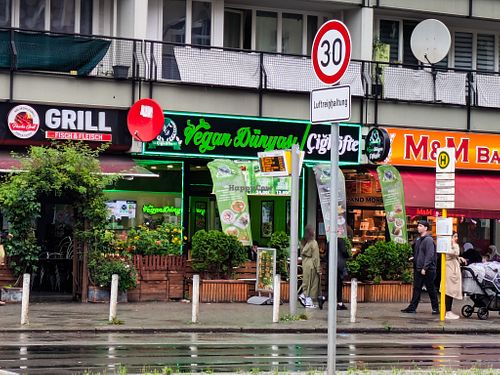 Outside of Vegan Dunyasi Cigkofte at Vegan Dünyası Ciğköfte in Berlin