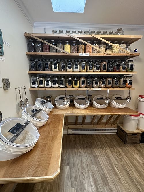 Bulk beans & grains  at The Glass Jar in Dennis