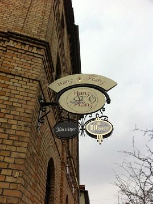 Hanz & Franz sign at Hanz and Franz in Weimar