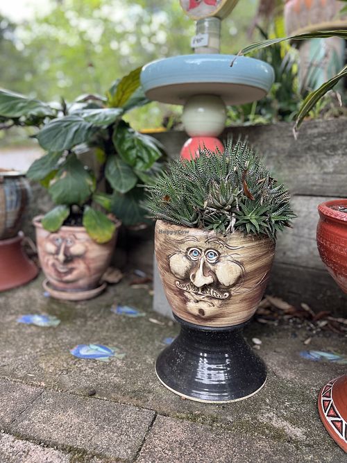 Handmade pottery  at Bermagui Mud Works in Bermagui