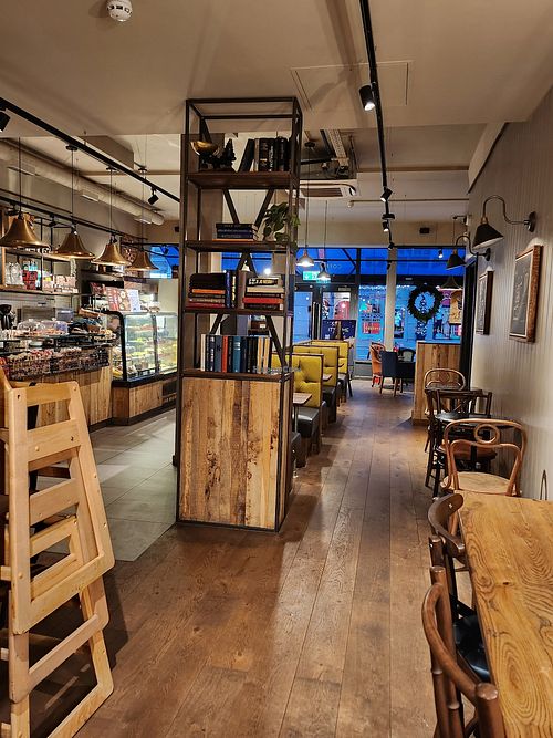 Interior at Caffè Nero - Tottenham Court Rd in London