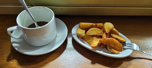 Patatas de gajo deliciosas at La Casa del Cura in Salamanca