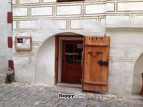 Entrance at Laibon in Cesky Krumlov