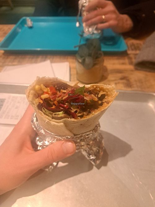 Vegan burrito at Burrito Madre - Mercator  in Belgrade