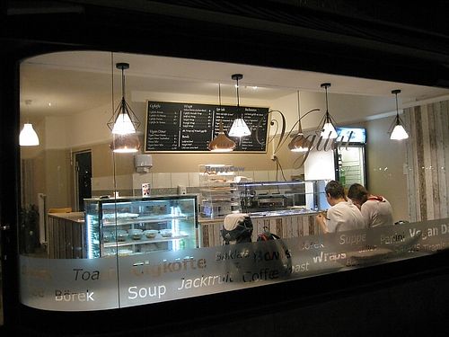 View from the outside at Vegitat - Klybeckstrasse in Basel