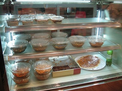 Sweet dishes (only the Tiramisu is vegan) at Vegitat - Klybeckstrasse in Basel