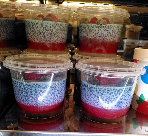 Chia pudding (vegan) at Cojean - Opéra in Paris