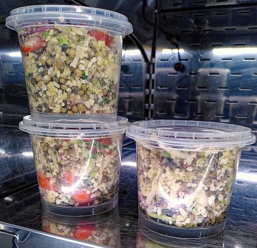 Lentil/Rice salad (vegan) at Cojean - Opéra in Paris