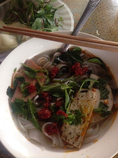 noodle soup at Tam Quang Minh in Hoi An