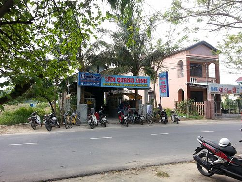 View from the main street  at Tam Quang Minh in Hoi An
