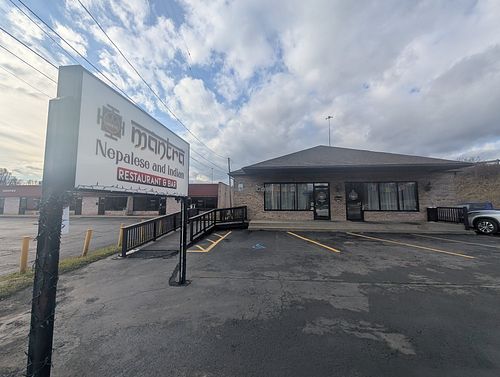 Outside at Mantra in Youngstown