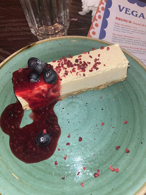 Semifreddo with berry compote  at Piazzo Lounge in Wimborne