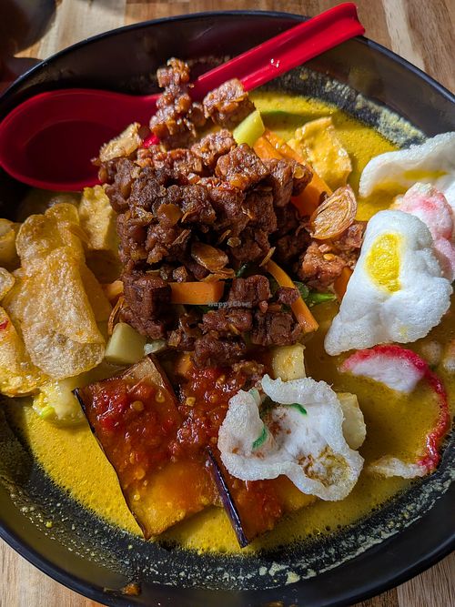 LONTONG CAP GO MEH made vegan! So delicious at PASAR  in Portland