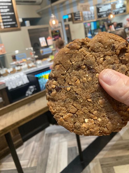 Vegan peanut butter cookie at Schmackary's in New York City