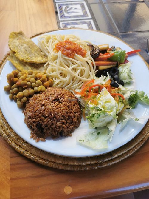 Custom dish made by the Felipe the Chef at Múcura Club Hotel in Mucura Island
