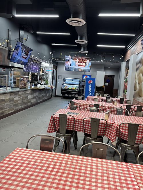 inside   at Pizza Worx  in Los Angeles