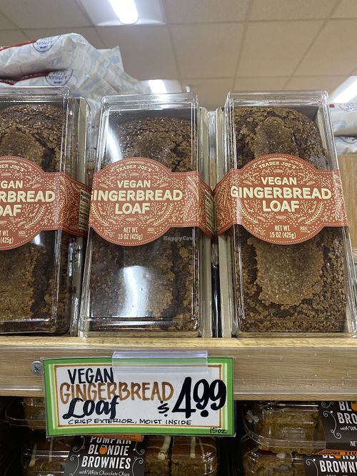 Vegan Gingerbread Loaf?!?! 🤪  at Trader Joe's in Modesto
