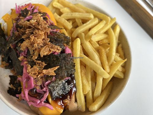 Vegan Teriyaki Dog  at Shibumi. in Liberec