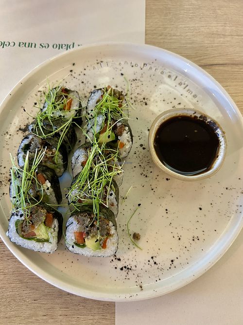 Sushi con lentejas- Rico  at Artesano Organic and Fresh Food in Barranquilla