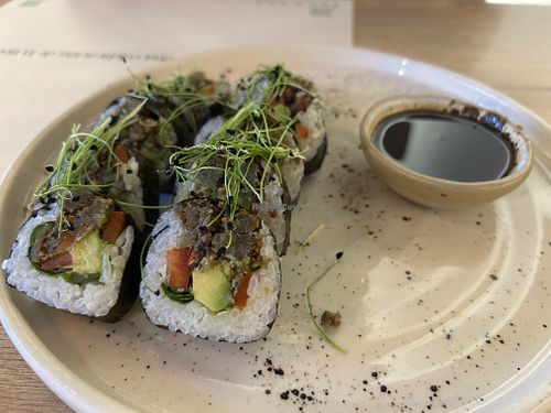 Sushi de lentejas  at Artesano Organic and Fresh Food in Barranquilla