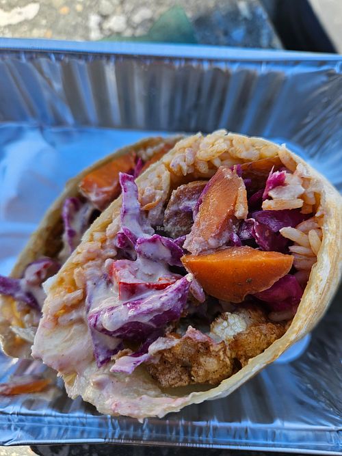 Buritto vegano at Taco Fresco  in Rutland