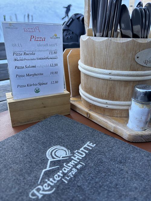 Speisekarte   at Reiteralm-Hütte in Schladming