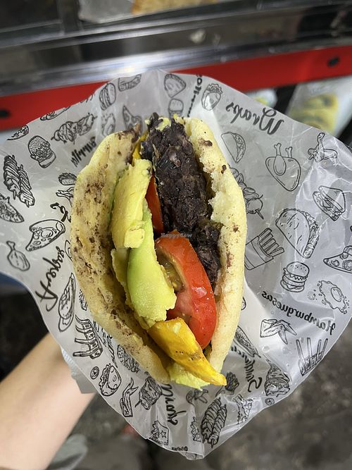 vegan arepa  at Deliciosas Empanadas Venezolanas in Salento