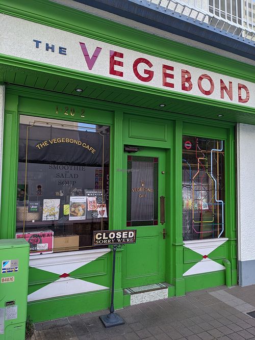 restaurant facade at The Vegebond Cafe in Tokyo