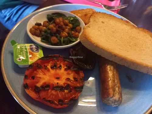 Kids' vegan breakfast #Veganuary at Blue Cap in Cuddington